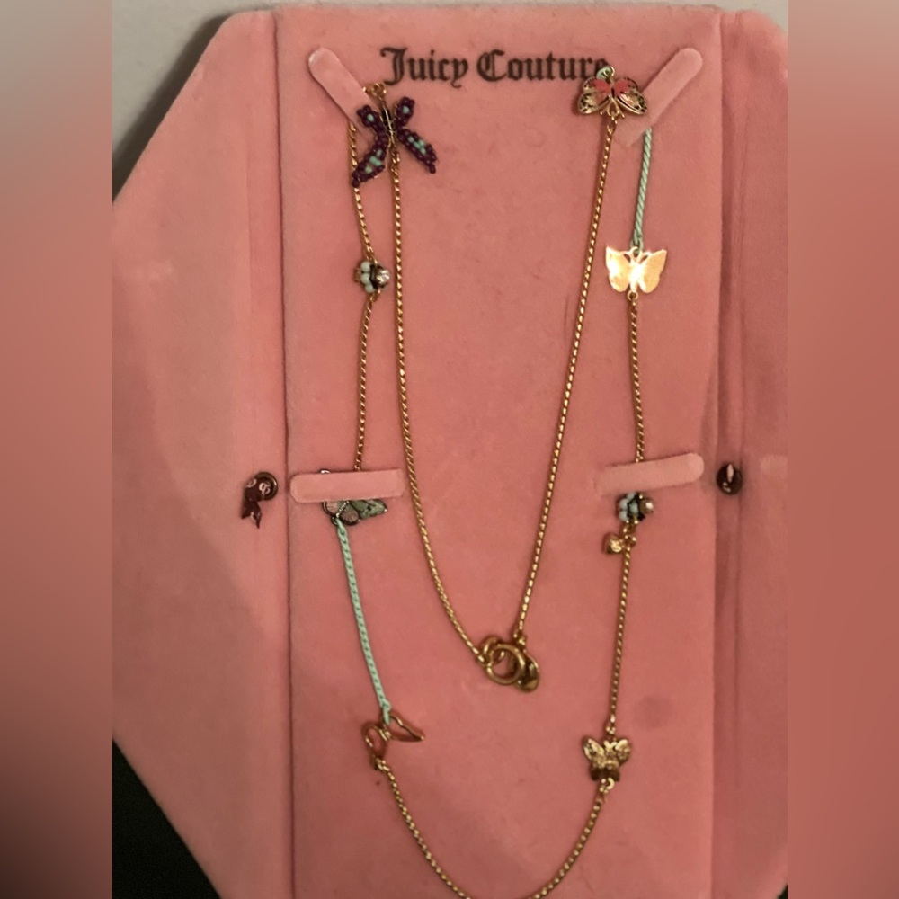 Vintage juicy couture butterfly necklace - Picture 3 of 6